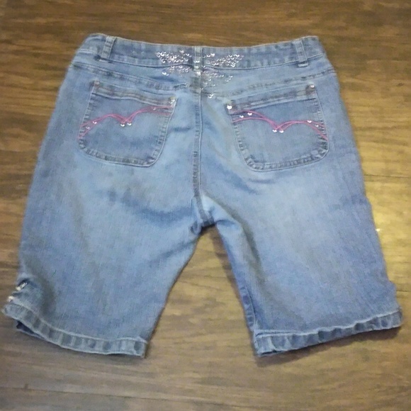 Arizona Jean Co. Bermuda shorts with sparkles - Picture 3 of 4
